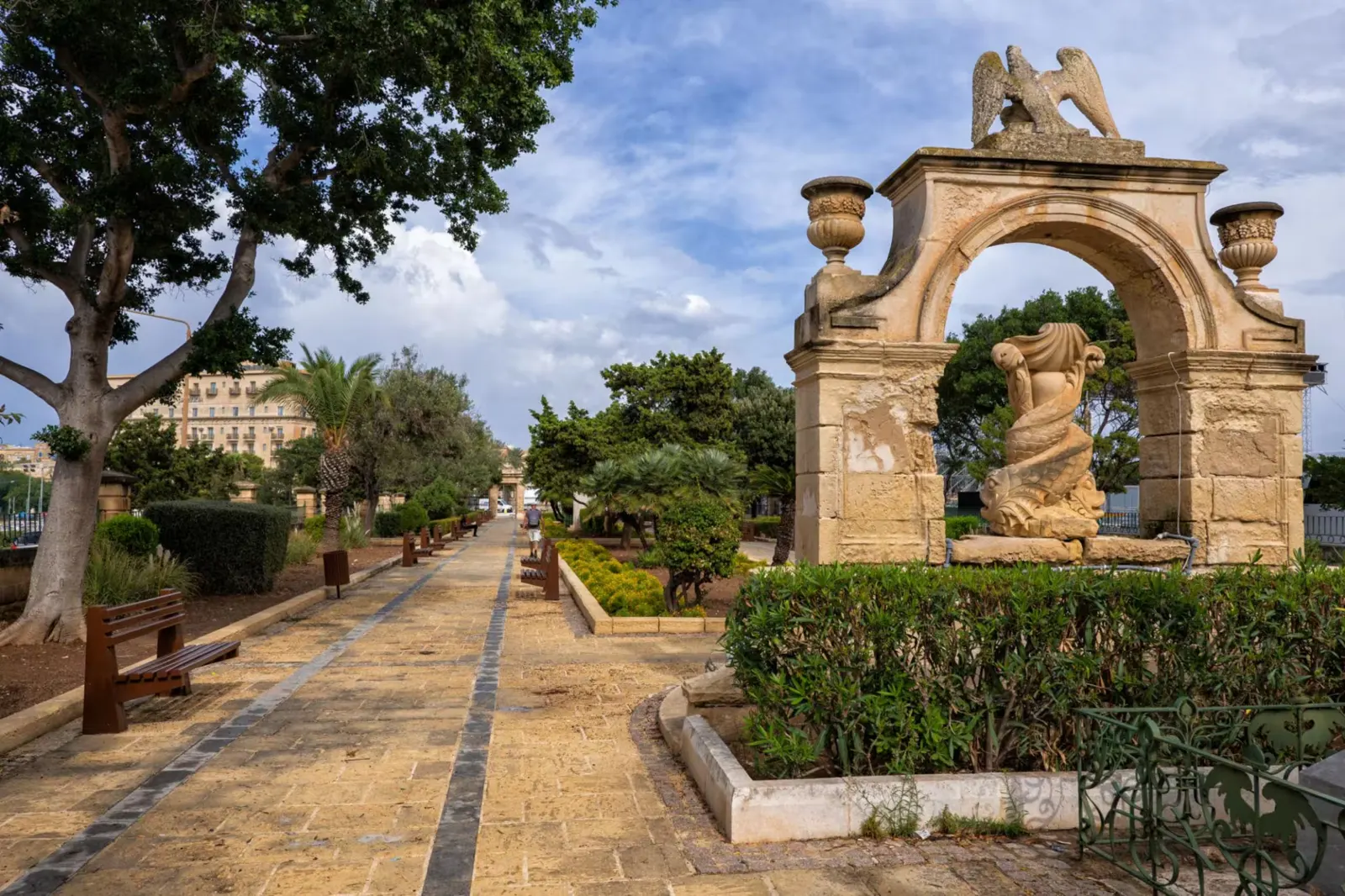 Historic gardens in Floriana